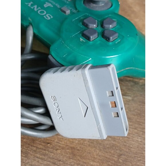 Sony PlayStation 2 PS2 OEM DUALSHOCK 2 Emerald Green Controller (SCPH-10010) - Picture 8 of 10